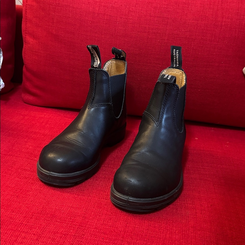 Blundstone Classic Black Leather Boots #558
